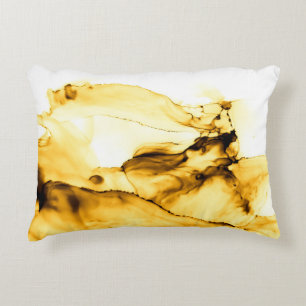 Cojín Decorativo Arte purpurina con tinta de alcohol. Estilo de tin