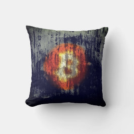 Cojín Decorativo Arte Resiliente de Bitcoin