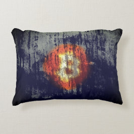 Cojín Decorativo Arte Resistente Bitcoin