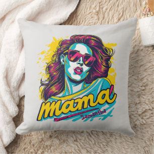 Cojín Decorativo Arte Retro Mama Pop Personalizado (12)