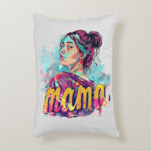 Cojín Decorativo Arte Retro Mama Pop Personalizado (13)