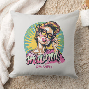 Cojín Decorativo Arte Retro Mama Pop Personalizado (16)