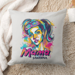 Cojín Decorativo Arte Retro Mama Pop Personalizado (18)