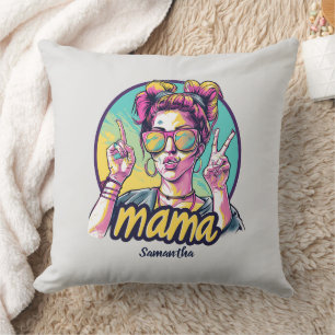 Cojín Decorativo Arte Retro Mama Pop Personalizado (19)