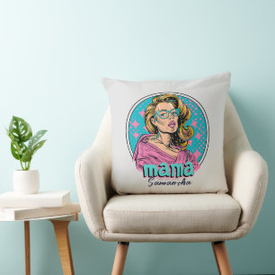 Cojín Decorativo Arte Retro Mama Pop Personalizado (8)