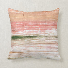 Cojín Decorativo Arte rosa y verde