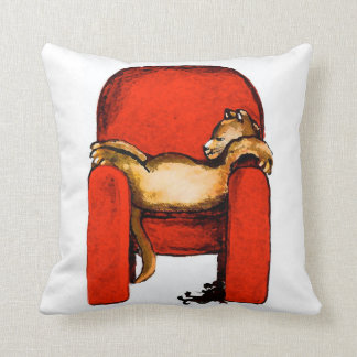 Cojín Decorativo Arte Siesta-Original del gato por Streater SQ