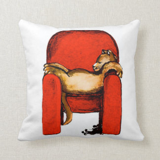 Cojín Decorativo Arte Siesta-Original del gato por Streater SQ