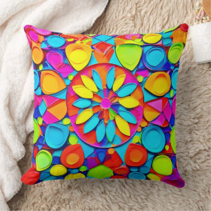 Cojín Decorativo Arte sinfónico de Kaleidoscope