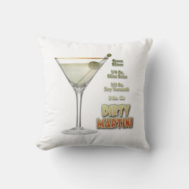 Cojín Decorativo Arte sucio de Martini Cocktail