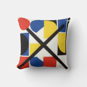 Cojín Decorativo Arte Suprematista Bauhaus Geométrico Audaz