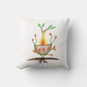 Cojín Decorativo Arte vegetal infantil