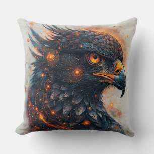 Cojín Decorativo Arte vibrante del águila