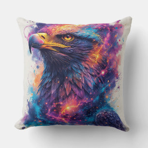 Cojín Decorativo Arte vibrante del águila