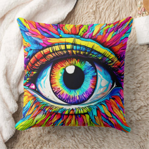 Cojín Decorativo Arte visual vibrante