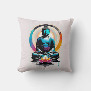 Cojín Decorativo Arte Zen de Buda