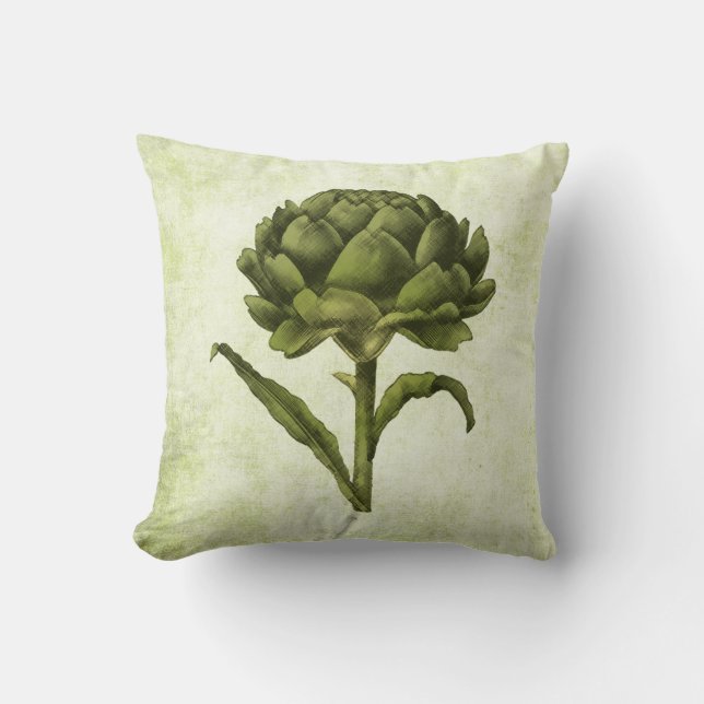 Cojín decorativo Artichoke de época (Anverso)
