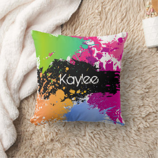 Cojín Decorativo Artista Color Splash Personalizado