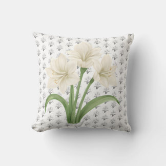 Cojín Decorativo Artistic Botanical Amaryllis Flower Accent