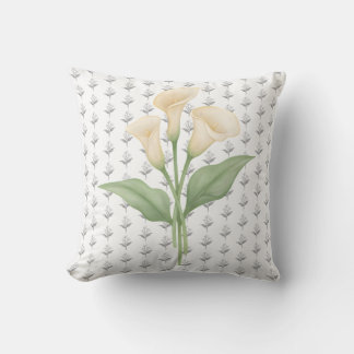 Cojín Decorativo Artistic Botanical Calla Lily Flower Accent