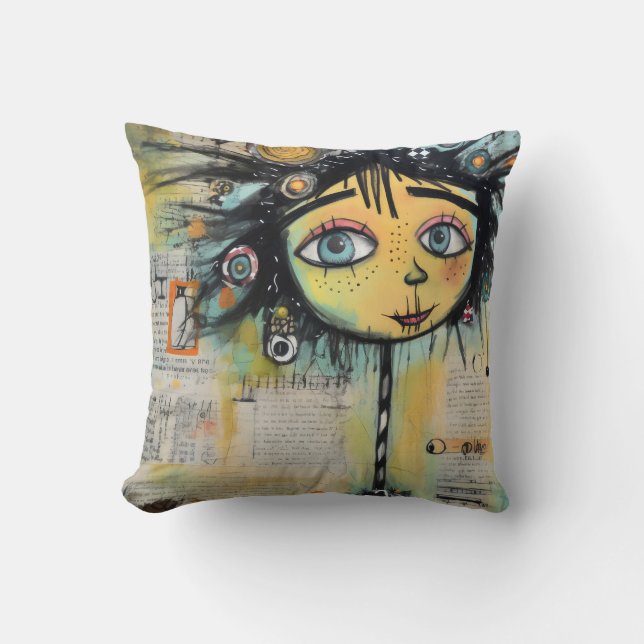 Cojín Decorativo ArtLady 28 Encantador y afligido (Anverso)