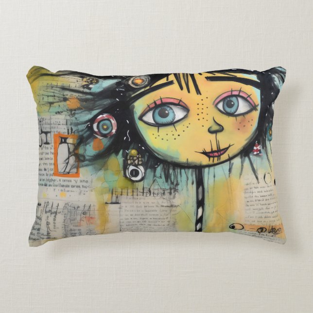 Cojín Decorativo ArtLady 28 Encantador y afligido (Anverso)
