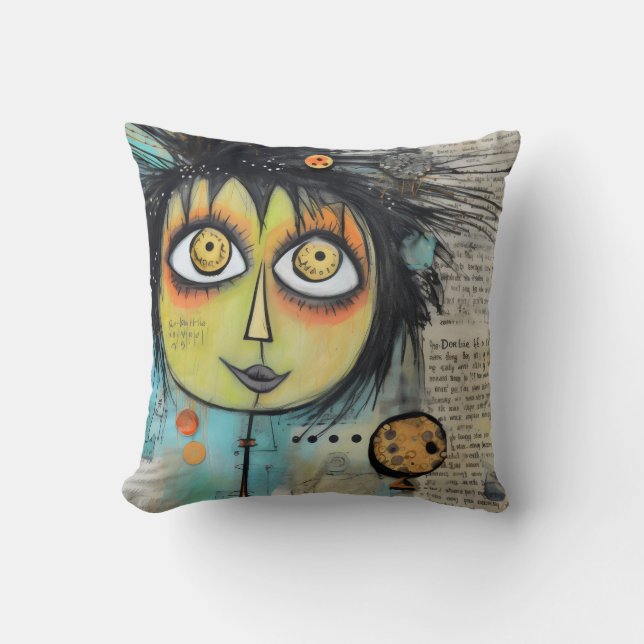 Cojín Decorativo ArtLady 3 Encantador y afligido (Anverso)