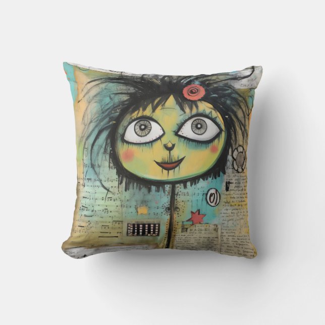 Cojín Decorativo ArtLady 4 Encantador y afligido (Anverso)