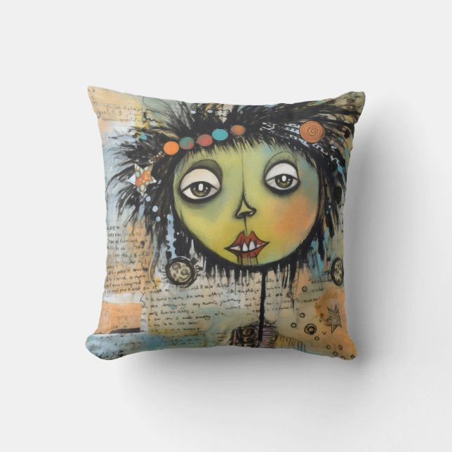 Cojín Decorativo ArtLady 7 Encantador y afligido (Anverso)