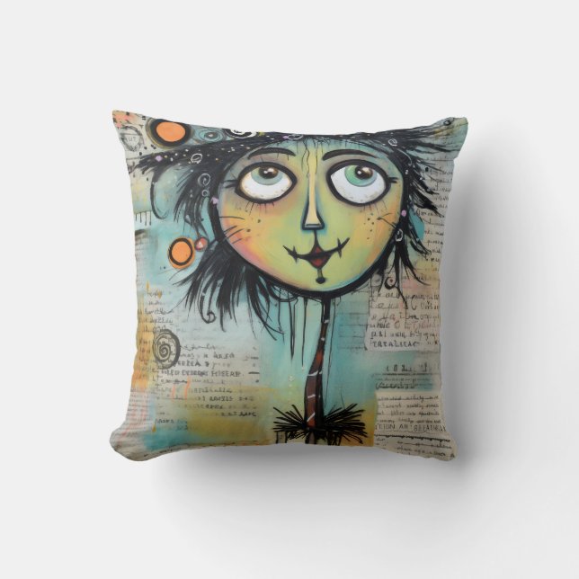 Cojín Decorativo ArtLady 9 Encantador y afligido (Anverso)