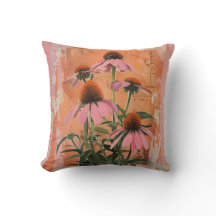 Artsy Vintage Coneflower Estética