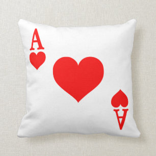 Cojín Decorativo As de corazones