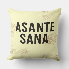 Cojín Decorativo Asante Sana Crema de Mantequilla – Dorado Cálido A