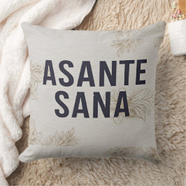 Cojín Decorativo Asante Sana Navy Blue – High-Contrast Midnight Gra