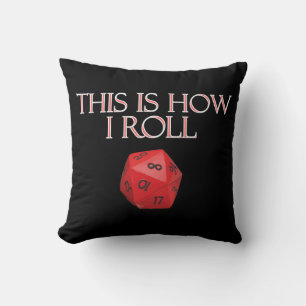 Cojín Decorativo Así Es Como Dejo Diarios RPG Graciosos