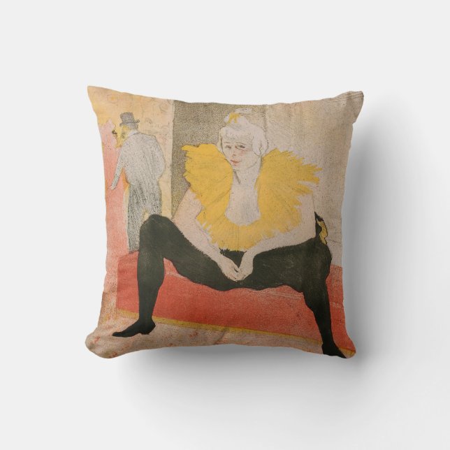 Cojín Decorativo Asiento de Toulouse-Lautrec - Mademoiselle Cha-u-k (Anverso)
