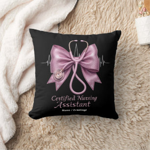 Cojín Decorativo Asistente de Enfermería certificado CNA Coquette B