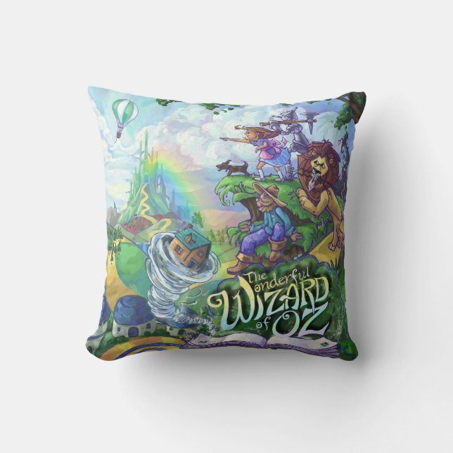 Cojín Decorativo Asistente de Oz (Anverso)