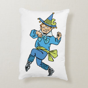 Cojín Decorativo Asistente vintage de Oz, ¡Munchkin niño bailarín l