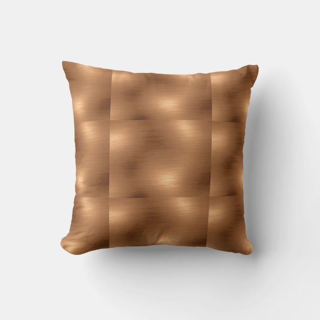 Cojín Decorativo Aspecto de cobre cepillado (Anverso)