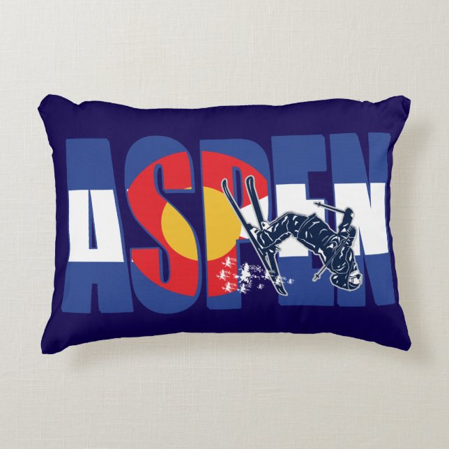 Cojín Decorativo Aspen Colorado (Anverso)