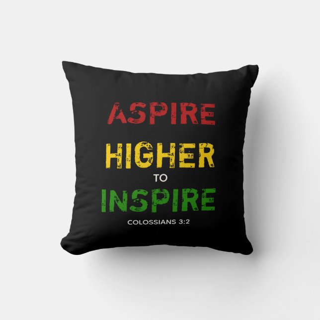 COJÍN DECORATIVO ASPIRE ALTA MOTIVACIÓN (Anverso)