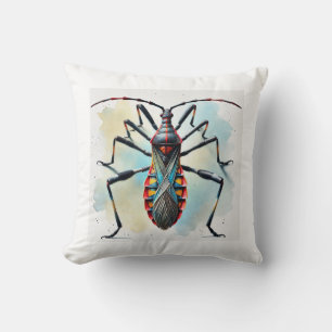 Cojín Decorativo Assassin Bug 120924IREF203 - Watercolor