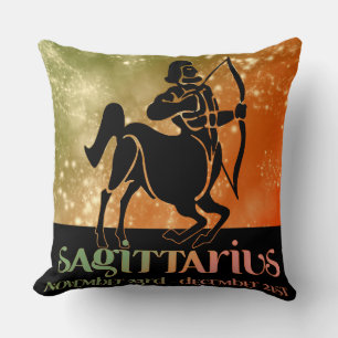 Cojín Decorativo Astrología Sagittarius Zodiac d1 Pillow