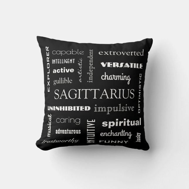 Cojín Decorativo Astrológico Sagittarius (Anverso)