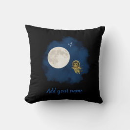Cojín Decorativo Astronaut Cat Throw Pillow