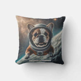 Cojín Decorativo Astronaut French Bulldog Space Nursery 