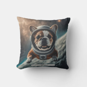 Cojín Decorativo Astronaut French Bulldog Space Nursery