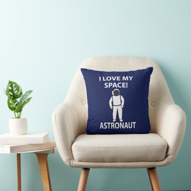 Cojín Decorativo Astronauta Amo a mi astronauta espacial (Silla)