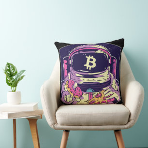 Cojín Decorativo Astronauta BITCOIN-Crypto